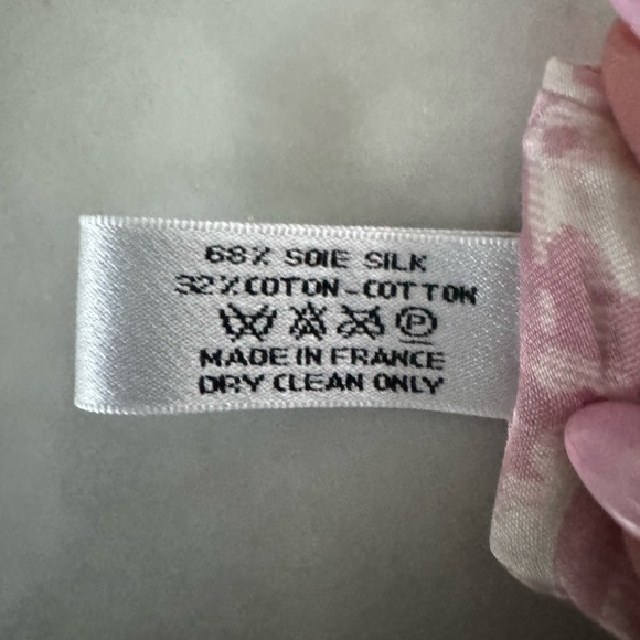 Auth Dior Pink Oblique Silk Headband - Vintage - Picture 7 of 7